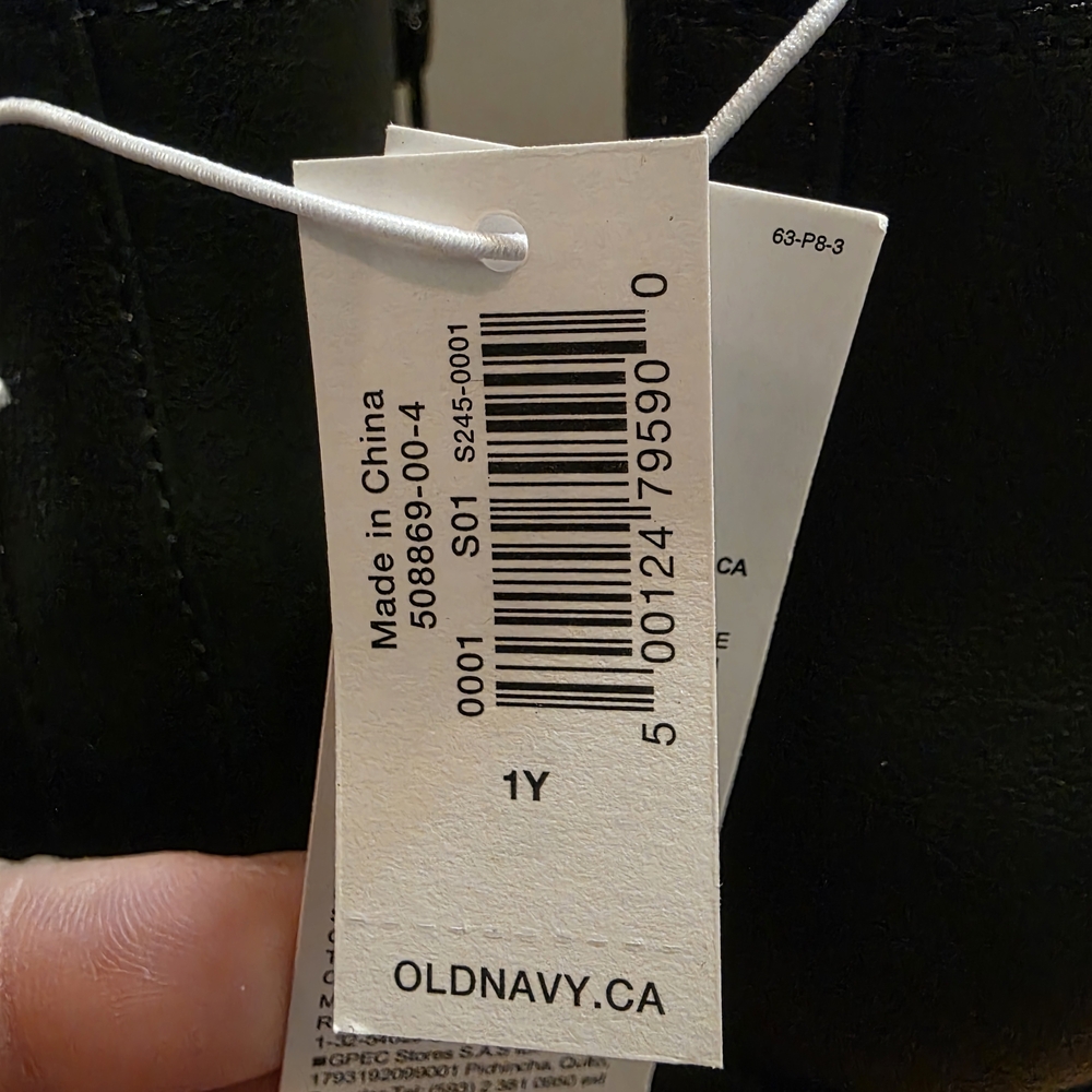Black Ankle Boots Toddler 1year - Picture 4 of 4